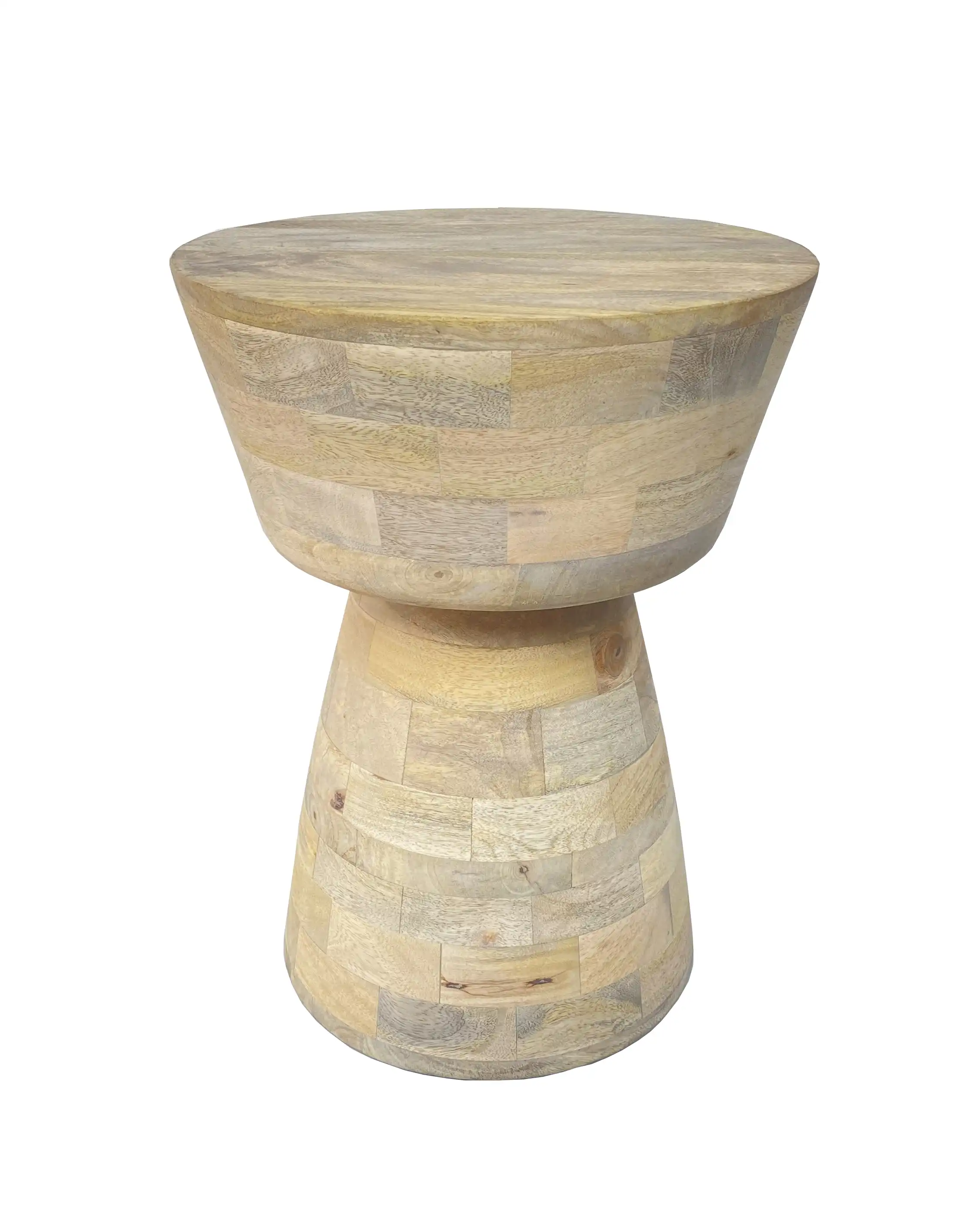 Wooden Hand Carved Side Table / Accent Table - popular handicrafts